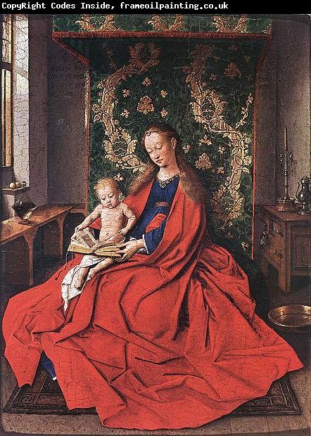 Jan Van Eyck Madonna with the Child Reading